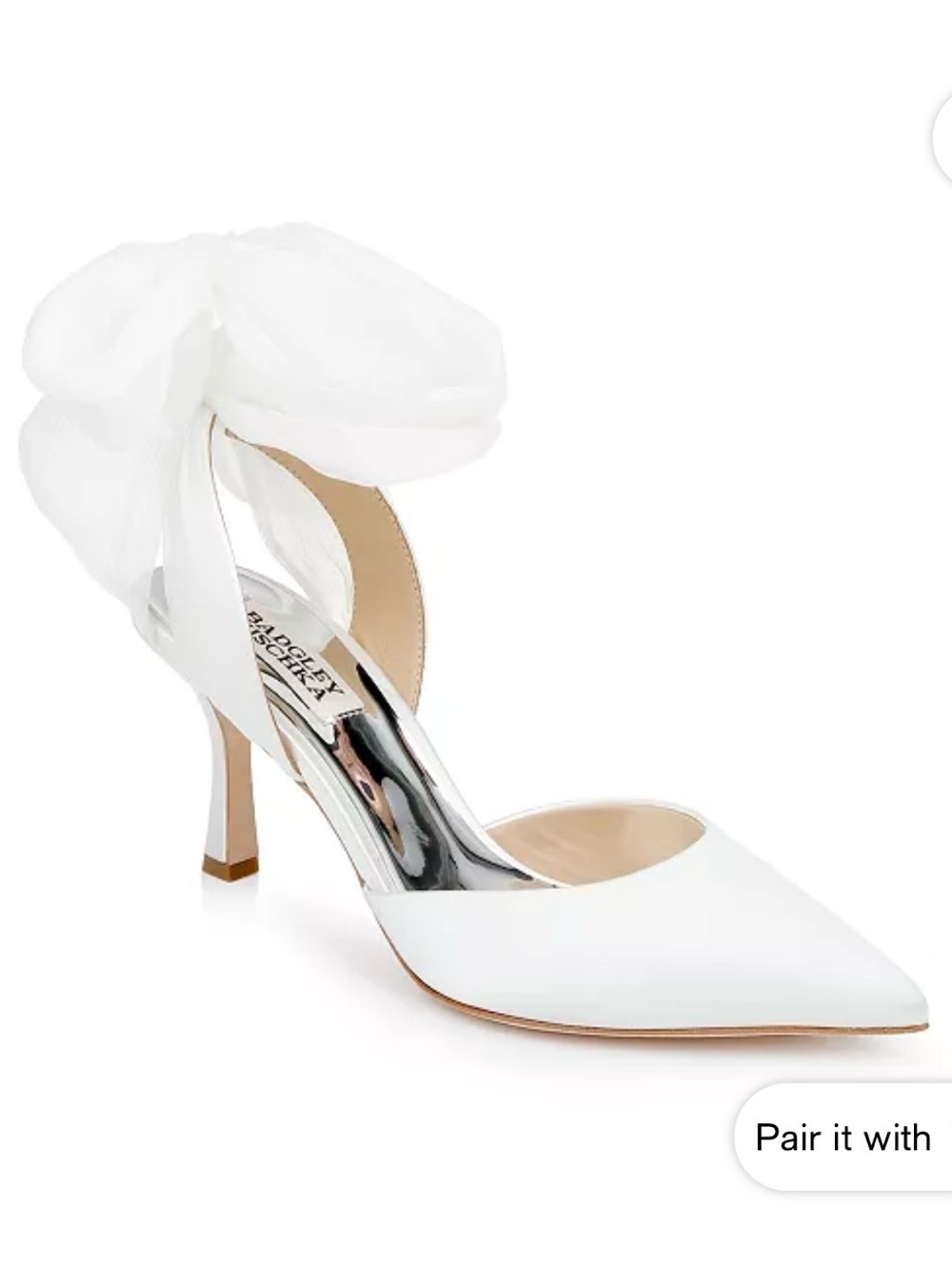 Badgley mischka Women's Blaze Ankle Wrap Evening Pumps
